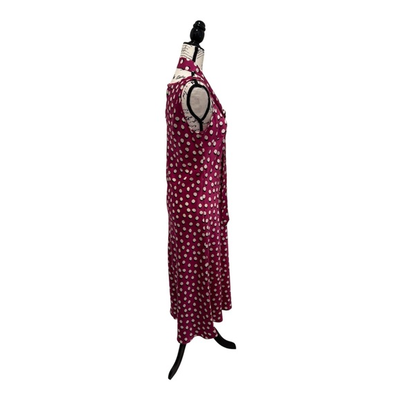 Talbots Pink Dot Midi Dress - Picture 3 of 9
